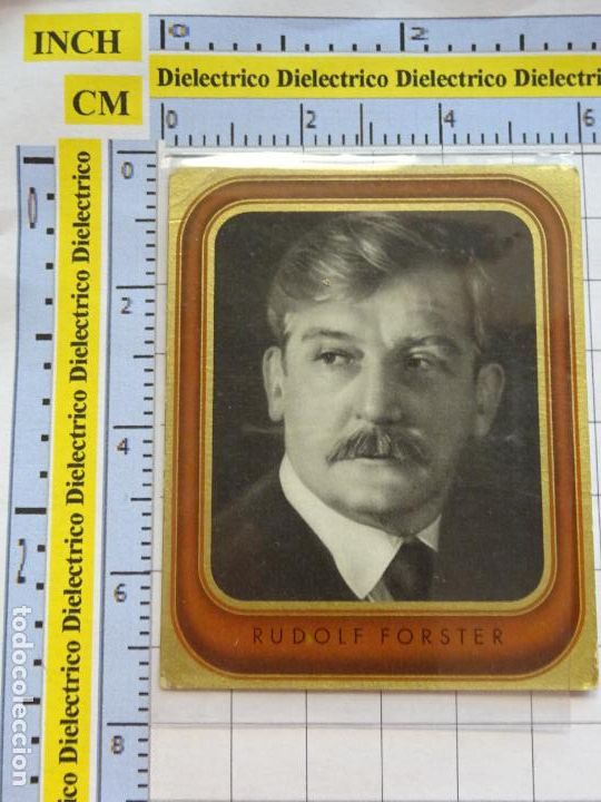 Collectionnisme Cartes &agrave; collectionner anciennes: ANTIGUO CROMO CINE ESTRELLAS CIGARROS ZUBAN 6 BUNTE FILMBILDER ALEMANIA. 13 RUDOLF FORSTER