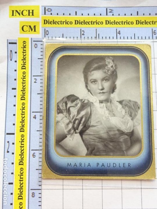 Collezionismo Figurine antiche: ANTIGUO CROMO CINE ESTRELLAS CIGARROS ZUBAN 6 BUNTE FILMBILDER ALEMANIA. 12 MARIA PAUDLER