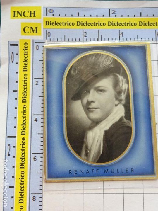 Colecionismo Cromos antigos: ANTIGUO CROMO CINE ESTRELLAS CIGARROS ZUBAN 6 BUNTE FILMBILDER ALEMANIA. 10 RENATE MULLER