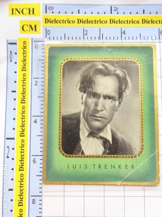 Collezionismo Figurine antiche: ANTIGUO CROMO CINE ESTRELLAS CIGARROS ZUBAN 6 BUNTE FILMBILDER ALEMANIA. 213 LUIS TRENKER