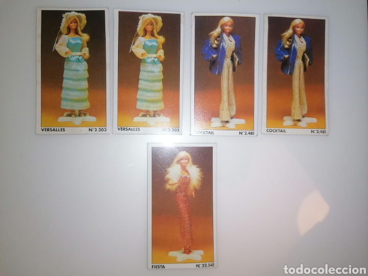 Coleccionismo cromos antiguos: Lote de antiguos cromos BARBIE - Foto 1