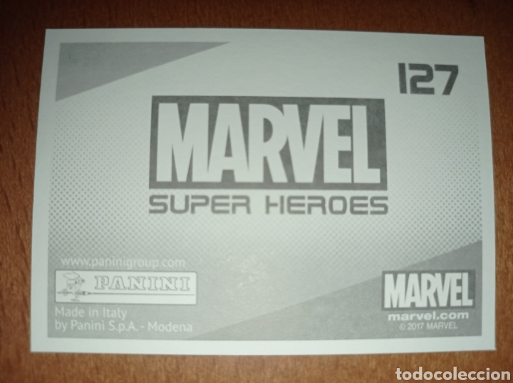 Coleccionismo cromos antiguos: Marvel Super Heroes n&deg;127 Panini - Foto 2
