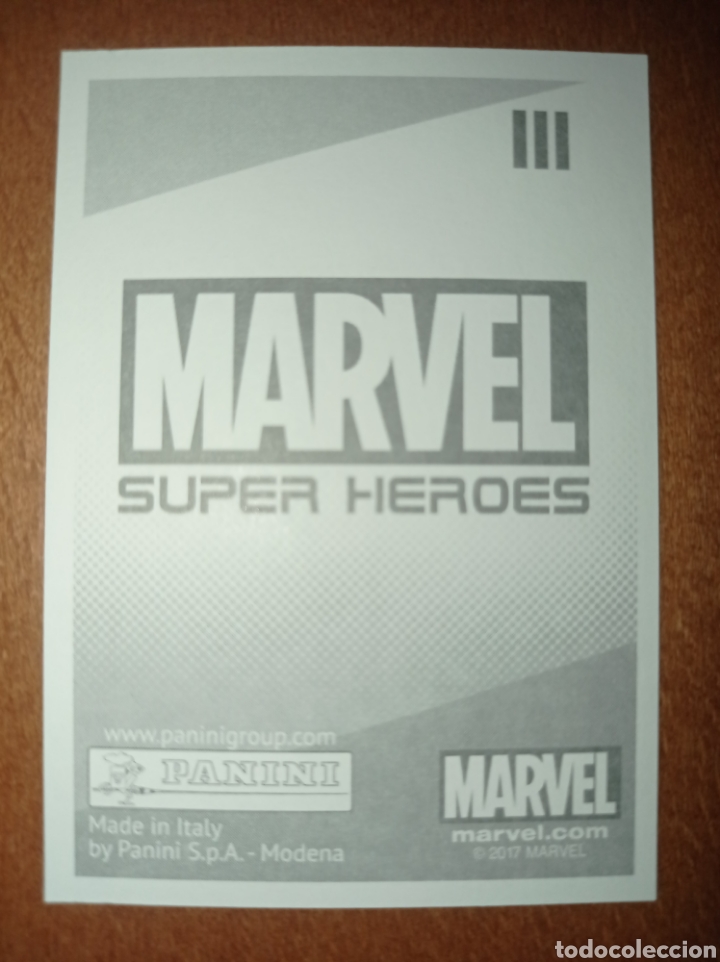 Coleccionismo cromos antiguos: Marvel Super Heroes n&deg;111 Panini - Foto 2