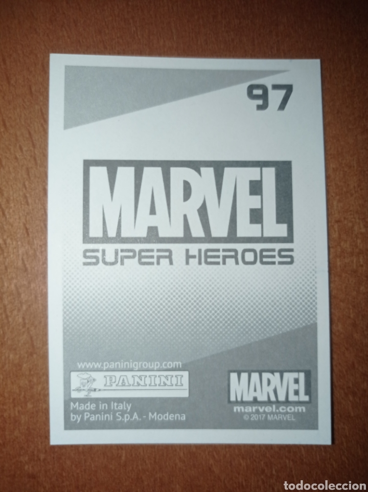 Coleccionismo cromos antiguos: Marvel Super Heroes n&deg;97 Panini - Foto 3