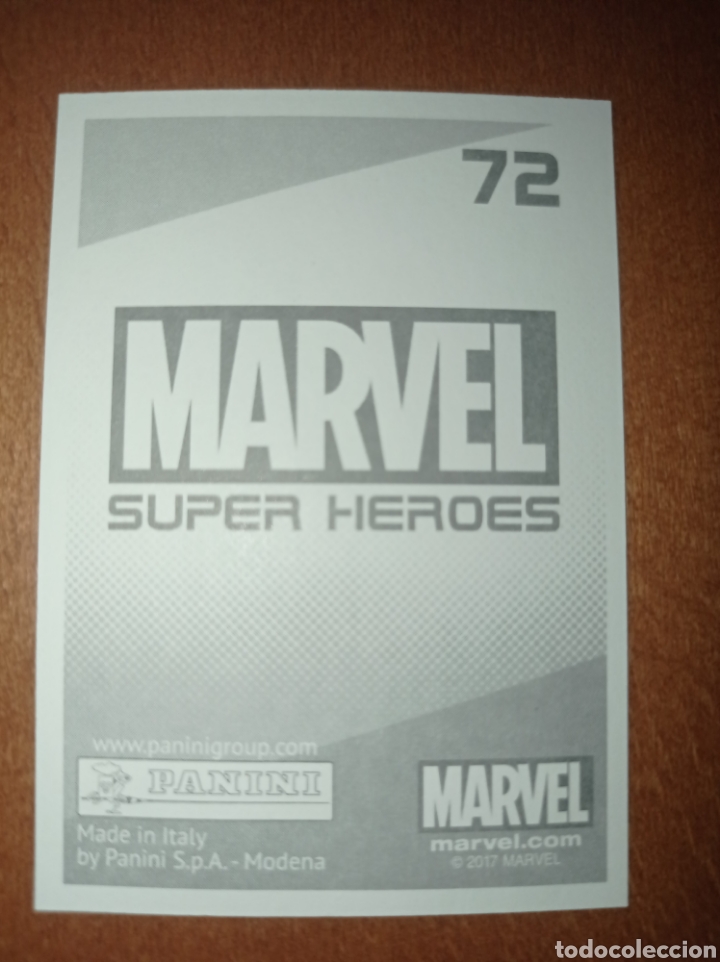 Coleccionismo cromos antiguos: Marvel Super Heroes n&deg;72 Panini - Foto 2