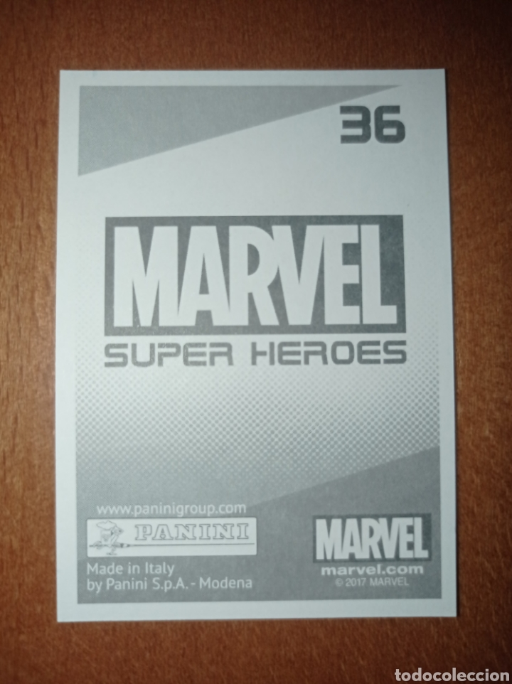 Coleccionismo cromos antiguos: Marvel Super Heroes n&deg;36 Panini - Foto 2