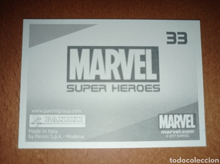 Coleccionismo cromos antiguos: Marvel Super Heroes n&deg;33 Panini - Foto 2