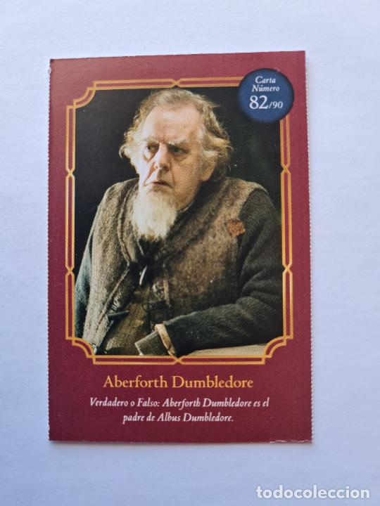 Coleccionismo cromos antiguos: HARRY POTTER N&ordm; 82 CROMO ABERFORTH DUMBLEDORE CARREFOUR 2020 - Foto 1