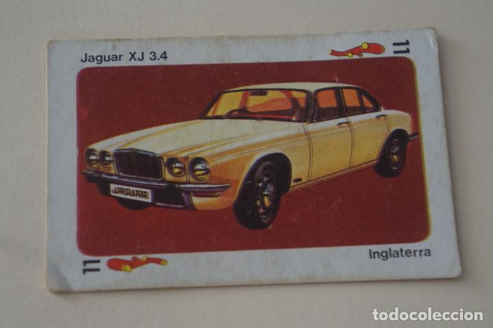 Coleccionismo Cromos antiguos: CROMO DE COCHES Y MOTOS JAGUAR DESPEGADO A&Ntilde;O 1976 DEL ALBUM TELE MOTOR DE ESTE
