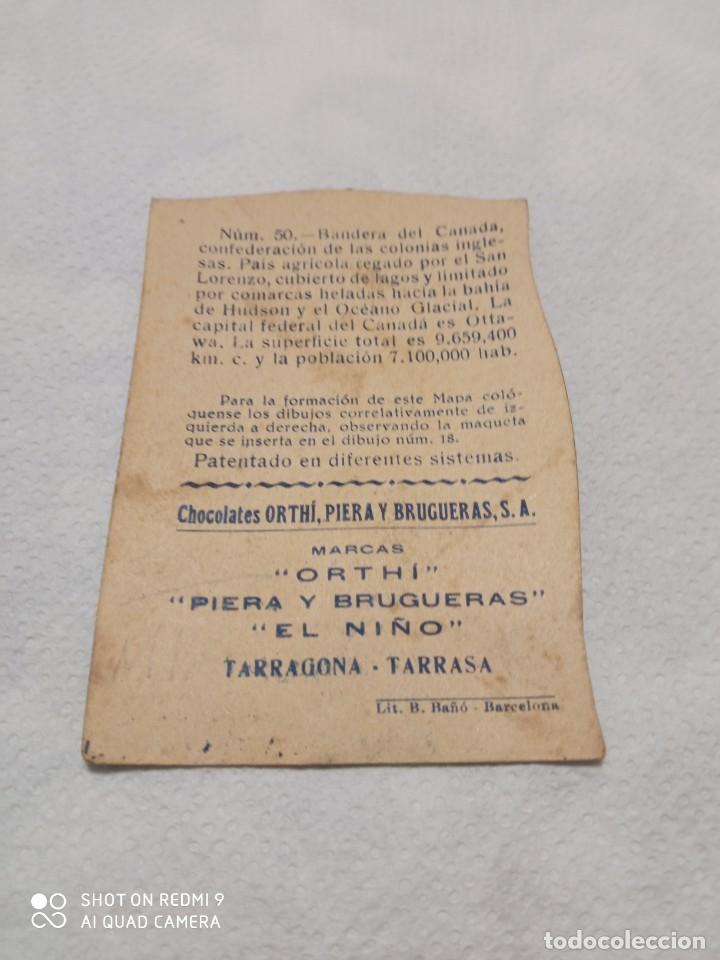Coleccionismo Cromos antiguos: Mapa De América Del Norte y Central Completo Buen Estado Chocolates Orthi Tarragona Terrassa 1935 - Foto 2 - 338566373