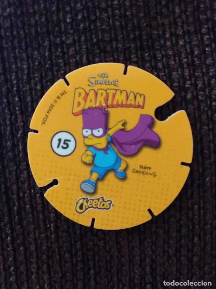 Coleccionismo cromos antiguos: TAZO. CHEETOS. THE SIMPSONS. BARTMAN. 15. BART SIMPSON. - Foto 2
