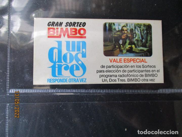 Sammeln alte Sammelbilder: CROMO BIMBO UN DOS TRES VALE ESPECIAL