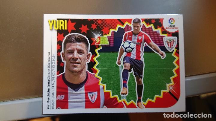 Coleccionismo Cromos antiguos: CROMO YURI 12 FICHAJE ULTIMOS ATHLETIC CLUB DE BILBAO LIGA 18 19 2018 2019 ESTE PANINI NUNCA PEGADO
