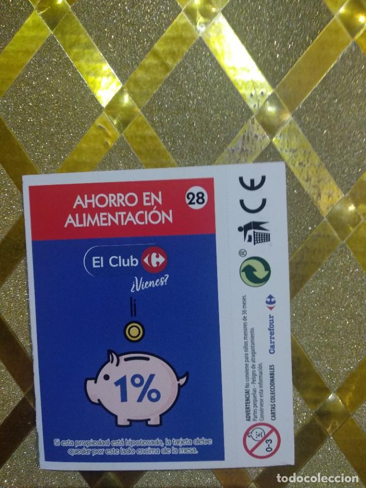 Coleccionismo cromos antiguos: CROMO DEL MONOPOLY CARREFOUR NUMERO 12 y 28 ! - Foto 2