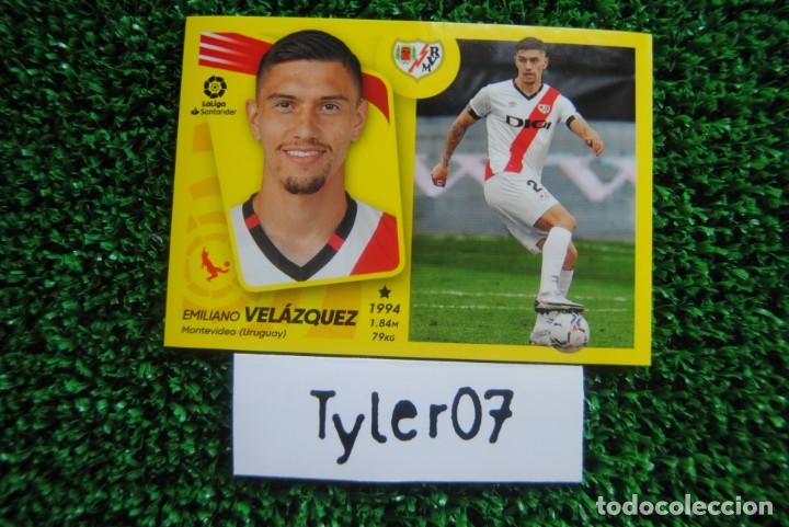 Coleccionismo cromos antiguos: Vel&aacute;zquez Rayo Vallecano Liga Este 21-22