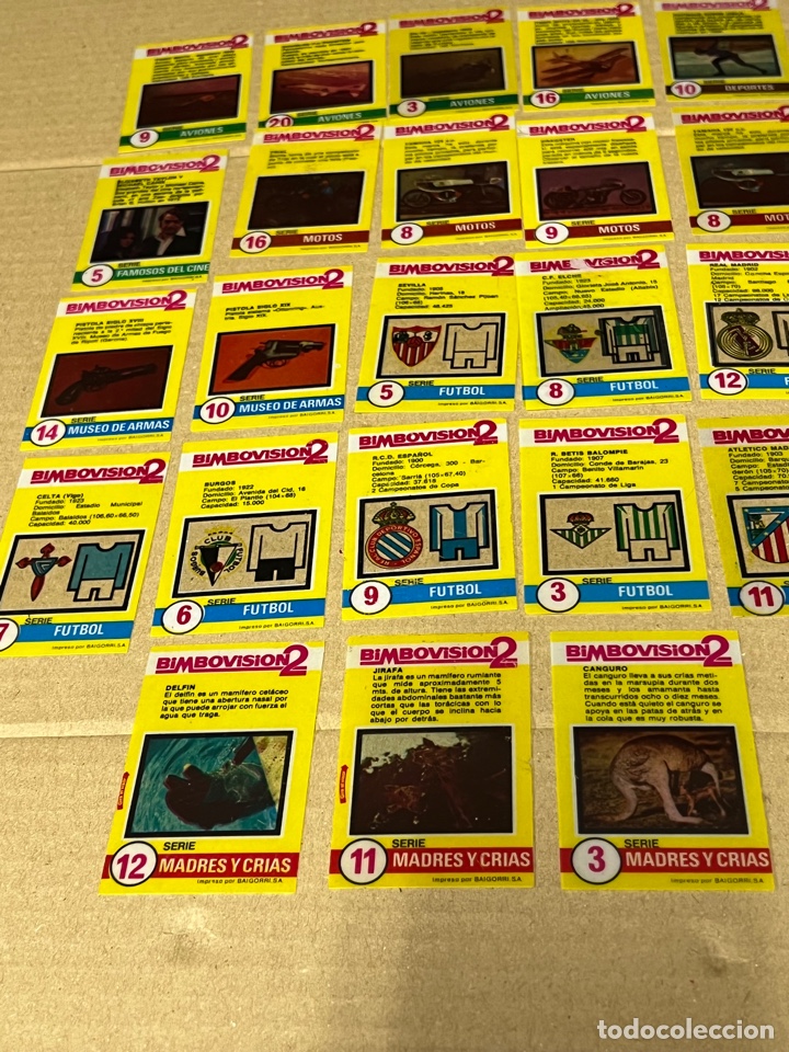Coleccionismo cromos antiguos: Lote 23 cromos Bimbovision 2 variados - Foto 2