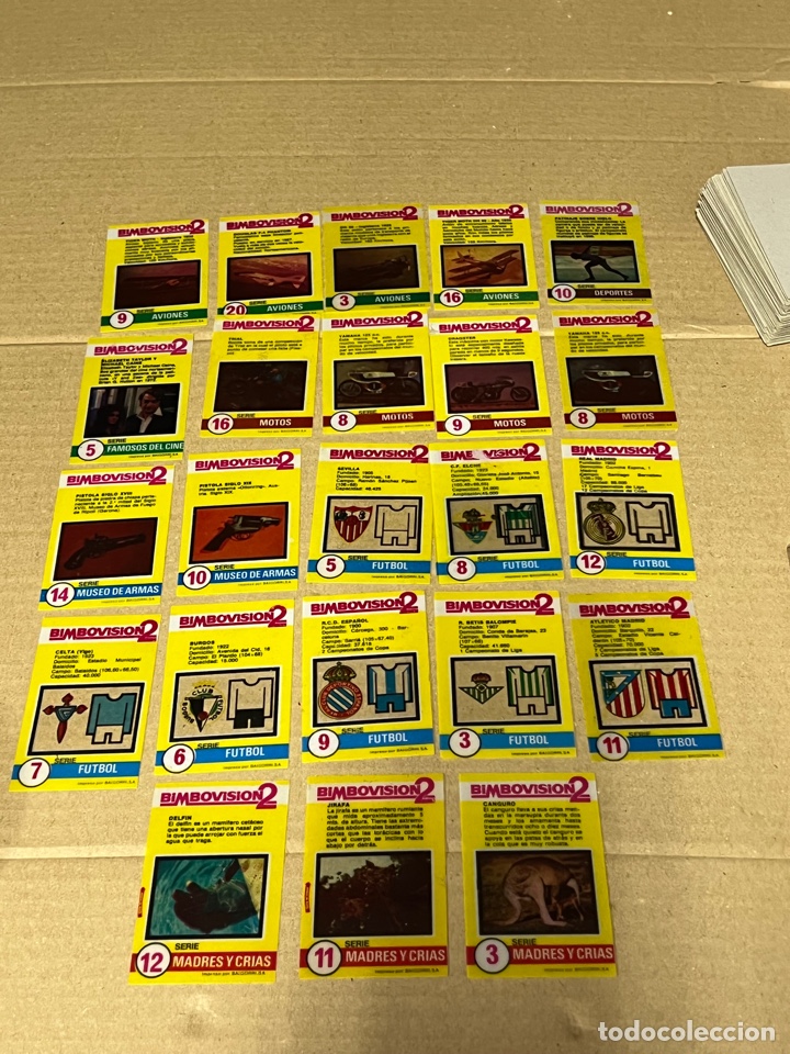 Coleccionismo cromos antiguos: Lote 23 cromos Bimbovision 2 variados - Foto 1