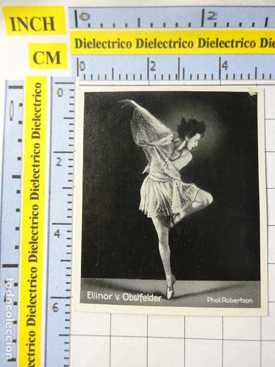 Collectionnisme Cartes &agrave; collectionner anciennes: ANTIGUOS CROMO BAILE DANZA ALEMANIA. DER K&Uuml;NSTLERISCHE TANZ. 3 129 ELLINOR OBSTFELDER