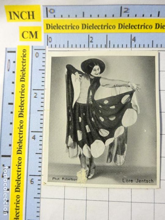 Collectionnisme Cartes &agrave; collectionner anciennes: ANTIGUOS CROMO BAILE DANZA ALEMANIA. DER K&Uuml;NSTLERISCHE TANZ. 3 123 LORE JENTSCH