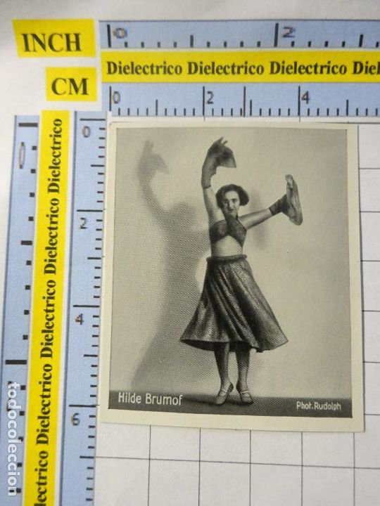 Colecionismo Cromos antigos: ANTIGUOS CROMO BAILE DANZA ALEMANIA. DER K&Uuml;NSTLERISCHE TANZ. 3 120 HILDE BRUMOF