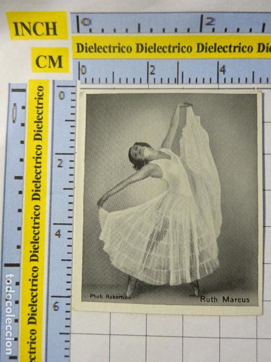 Collezionismo Figurine antiche: ANTIGUOS CROMO BAILE DANZA ALEMANIA. DER K&Uuml;NSTLERISCHE TANZ. 3 116 RUTH MARCUS