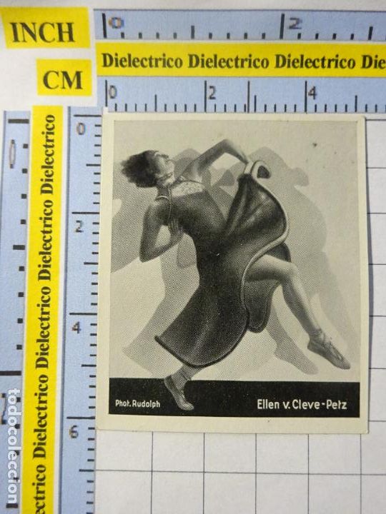 Colecionismo Cromos antigos: ANTIGUOS CROMO BAILE DANZA ALEMANIA. DER K&Uuml;NSTLERISCHE TANZ. 3 113 ELLEN CLEVE PETZ