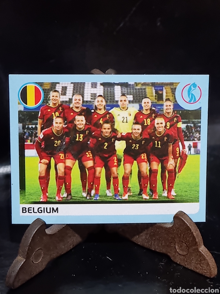 Collectionnisme Cartes &agrave; collectionner anciennes: 29. ALINEACI&Oacute;N - B&Eacute;LGICA - UEFA WOMEN'S EURO ENGLAND 2022