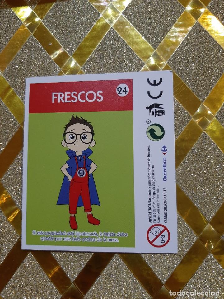 Coleccionismo cromos antiguos: CROMO DEL MONOPOLY CARREFOUR NUMERO 1 y 24 ! - Foto 2