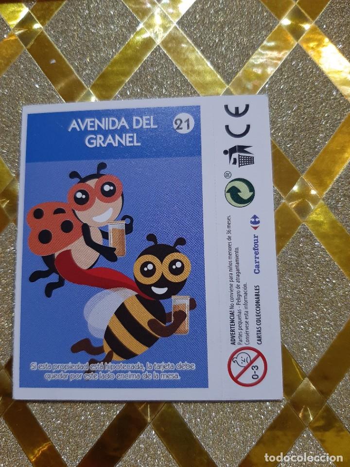 Coleccionismo cromos antiguos: CROMO DEL MONOPOLY CARREFOUR NUMERO 1 y 21 ! - Foto 2