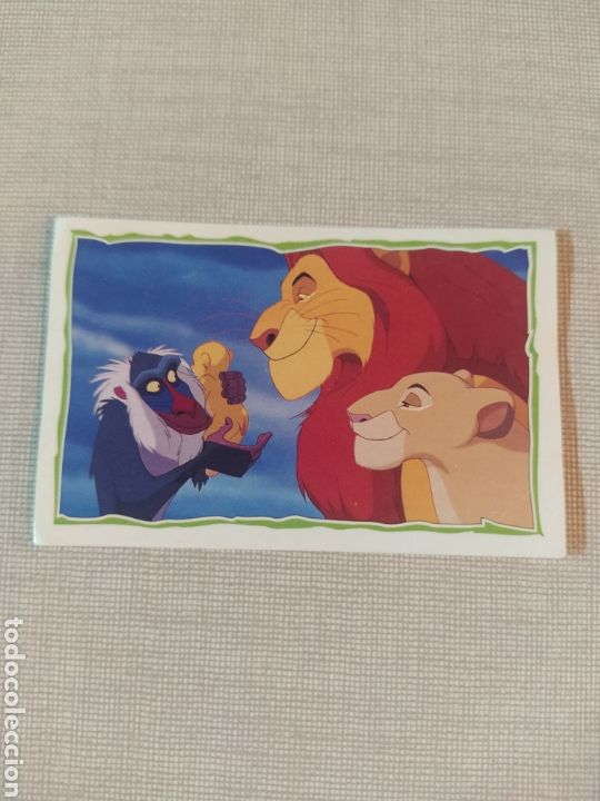 Coleccionismo cromos antiguos: Cromo El rey le&oacute;n PANINI Disney N&deg;28 - Foto 1