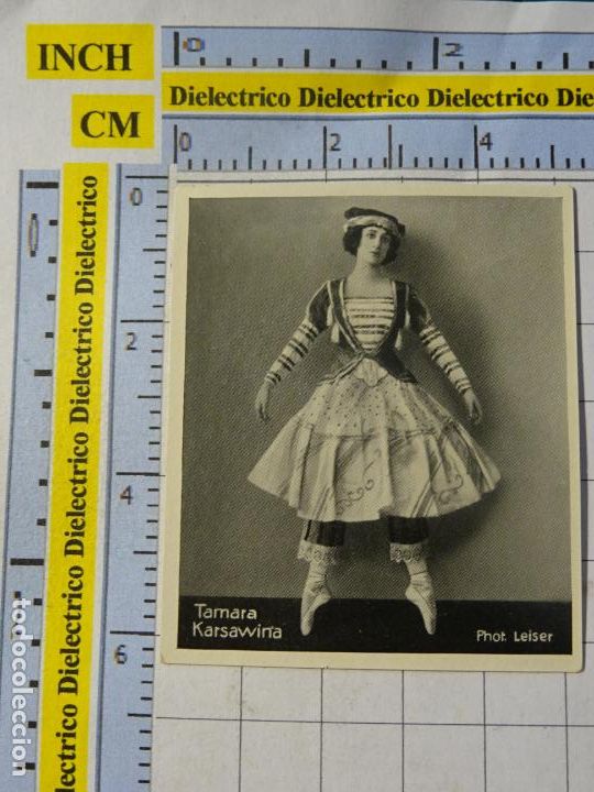 Colecionismo Cromos antigos: ANTIGUOS CROMO BAILE DANZA ALEMANIA. DER K&Uuml;NSTLERISCHE TANZ. 1 - 19 TAMARA KARSAVINA