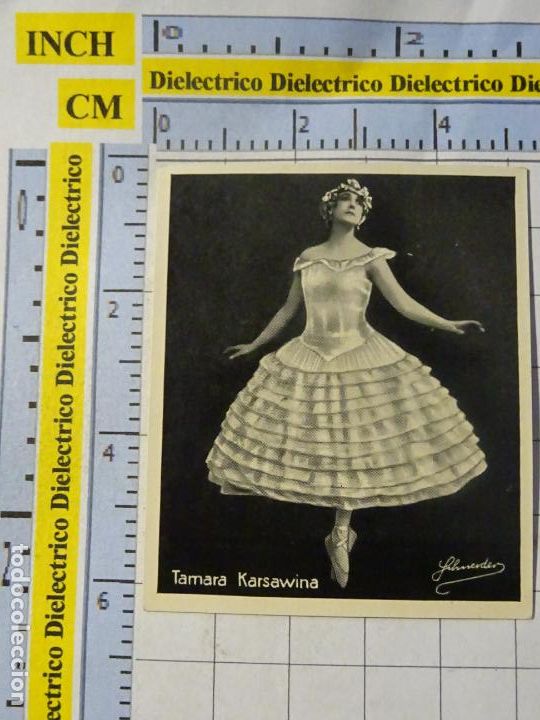 Sammeln alte Sammelbilder: ANTIGUOS CROMO BAILE DANZA ALEMANIA. DER K&Uuml;NSTLERISCHE TANZ. 1 - 21 TAMARA KARSAVINA