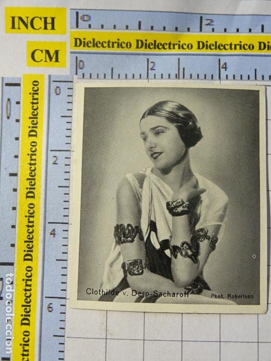Colecionismo Cromos antigos: ANTIGUOS CROMO BAILE DANZA ALEMANIA. DER K&Uuml;NSTLERISCHE TANZ. 1 - 33 CLOTHILDE SACHAROFF
