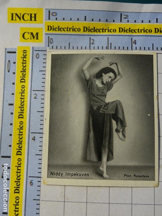 Sammeln alte Sammelbilder: ANTIGUOS CROMO BAILE DANZA ALEMANIA. DER K&Uuml;NSTLERISCHE TANZ. 1 - 35 NIDDY IMPEKOVEN