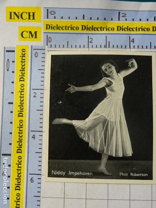 Collectionnisme Cartes &agrave; collectionner anciennes: ANTIGUOS CROMO BAILE DANZA ALEMANIA. DER K&Uuml;NSTLERISCHE TANZ. 1 - 38 NIDDY IMPEKOVEN