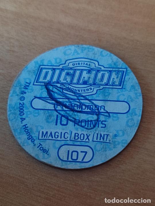 Coleccionismo cromos antiguos: DIGIMON MAGIC BOX INT 2000 TAZO N&ordm; 107 - Foto 1