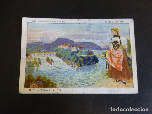 Collectionnisme Cartes &agrave; collectionner anciennes: LOS GRANDES RIOS DEL MUNDO CROMO PUBLICITARIO HIJOS DE CARLOS ULZURRUN MADRID