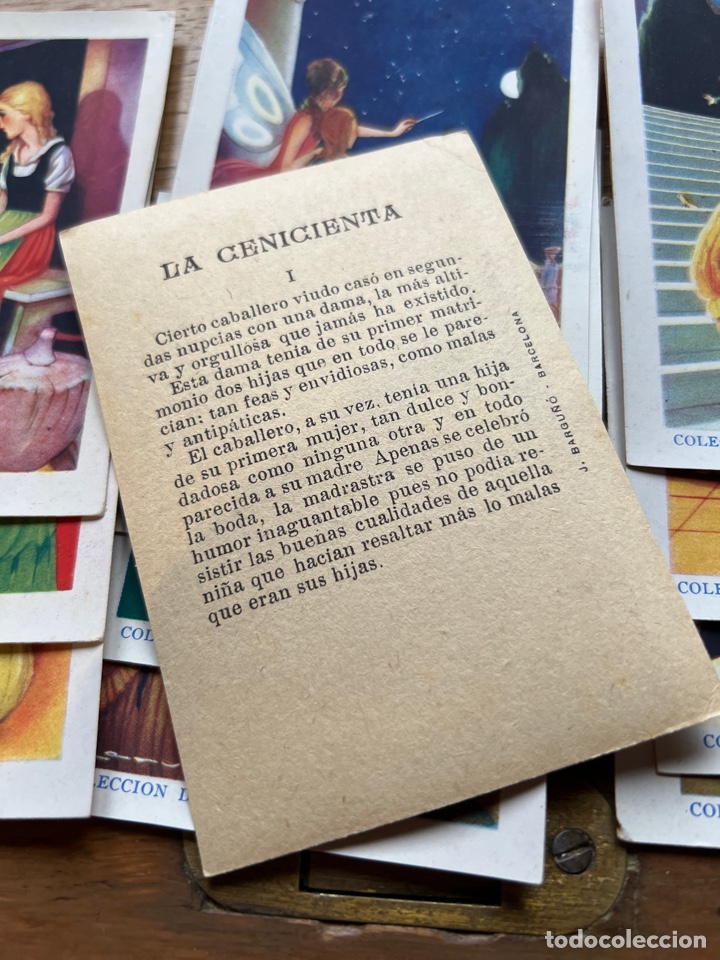 Coleccionismo cromos antiguos: LA CENICIENTA - COMPLETA 12 CROMOS - JUAN BARGU&Ntilde;&Oacute; - Foto 2