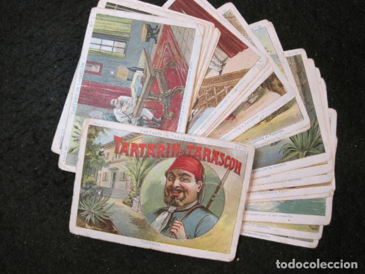 Coleccionismo cromos antiguos: TARTARIN DE TARASCON-COLECCION COMPLETA 30 CROMOS-CHOCOLATE JUNCOSA-VER FOTOS-(CR-3017)