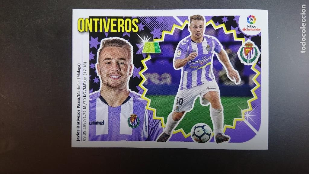 Collectable Antique Stickers: CROMO ONTIVEROS 14 A 14A VALLADOLID LIGA 18 19 TEMP 2018 2019 ESTE PANINI NUNCA PEGADO