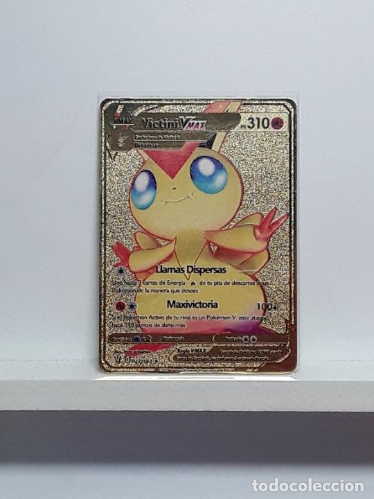 pokemon metal oro dorado shaymin v ps 190 - Comprar Cromos antigos no  todocoleccion