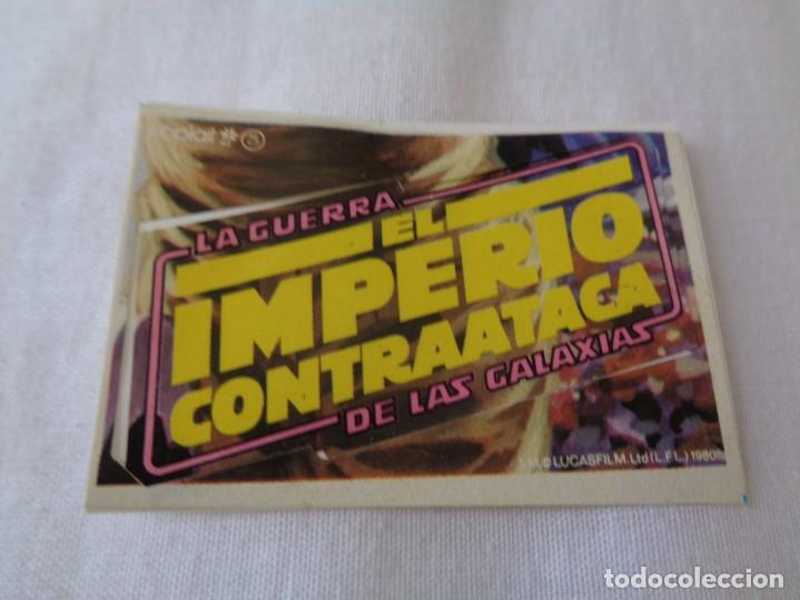 Coleccionismo Cromos antiguos: ANTIGUO CROMO TROQUELADO DE YOPLAIT N&ordm; 25- STAR WARS TITULO EL IMPERIO CONTRATACA - A&Ntilde;OS 70