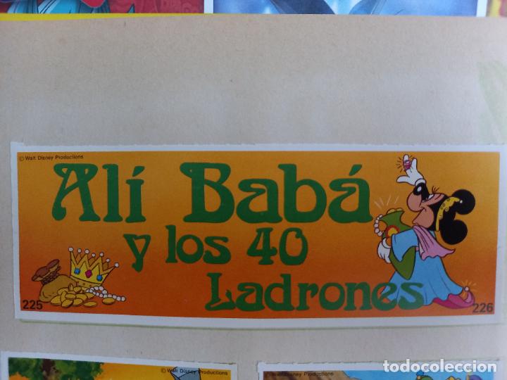 Coleccionismo cromos antiguos: EL MARAVILLOSO MUNDO DE WALT DISNEY. CLUB INTERNACIONAL DEL LIBRO ali baba mickey mouse 226 225