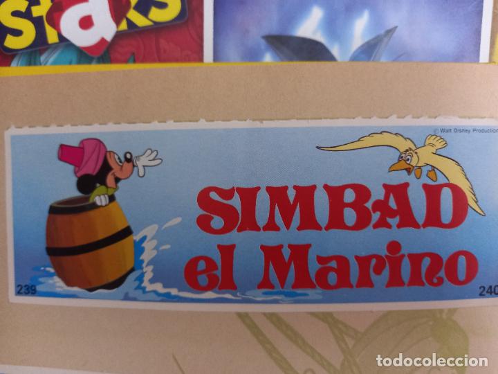 Coleccionismo cromos antiguos: EL MARAVILLOSO MUNDO DE WALT DISNEY. CLUB INTERNACIONAL DEL LIBRO simbad mickey mouse 239 240