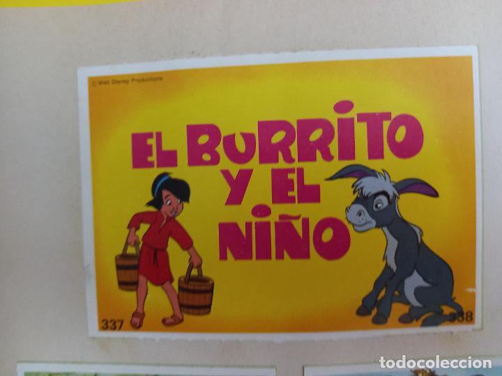 Collezionismo Figurine antiche: EL MARAVILLOSO MUNDO DE WALT DISNEY. CLUB INTERNACIONAL DEL LIBRO el burrito 337 338