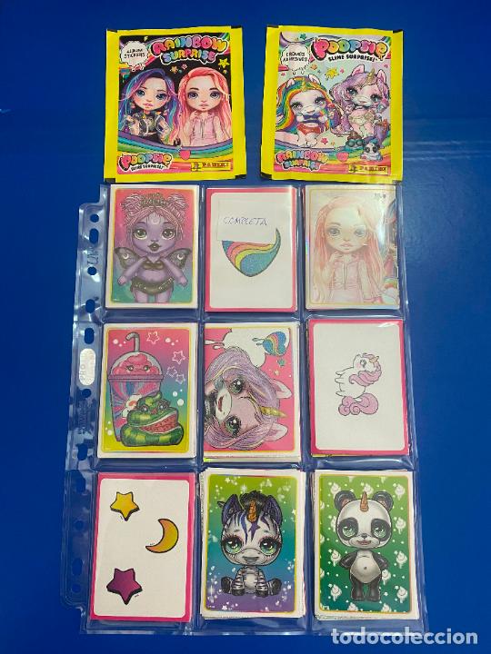Coleccionismo Cromos antiguos: COLECCION COMPLETA DE RAINBOW SURPRISE SIN PEGAR CON 176 CROMOS A&Ntilde;O 2021 DE PANINI ***