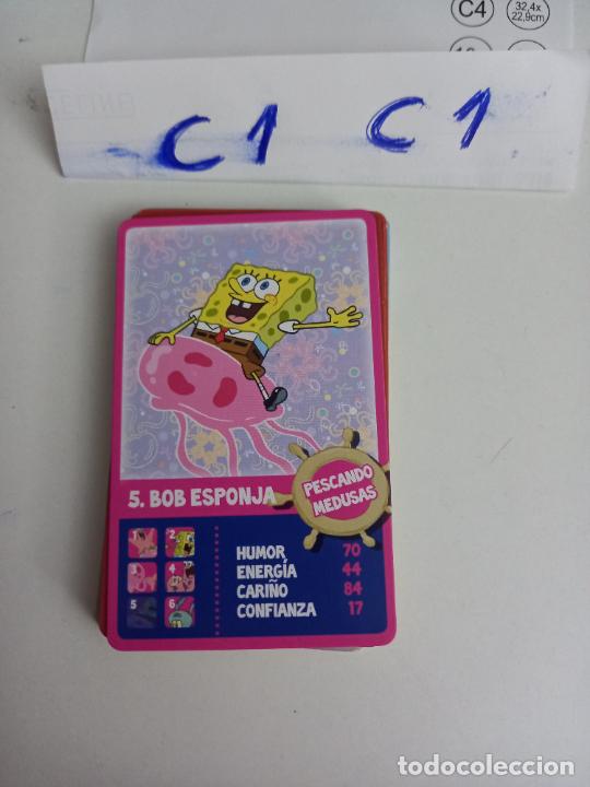 Coleccionismo Cromos antiguos: supermercados el corte ingles bob esponja sponge bob pescando medusas 5