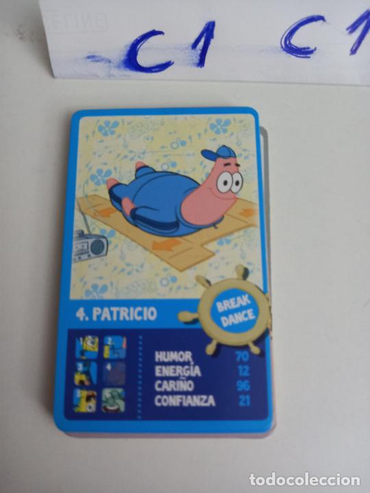 Coleccionismo Cromos antiguos: supermercados el corte ingles bob esponja sponge bob break dance 4