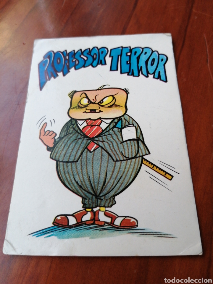 Coleccionismo cromos antiguos: cromo FANTASTICKERS PANINI PROFESSOR TERROR - Foto 1