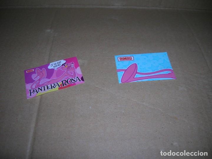 Coleccionismo cromos antiguos: 2 Cromos de La Pantera Rosa. Bimbo, a&ntilde;o 2012. - Foto 1